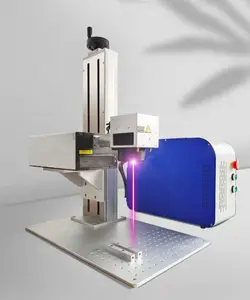 금속 플라스틱을 위한 섬유 레이저 표하기 기계는 보석을 위한 유리제 가죽 조각 20W 30W 50W 레이저 표하기 기계를 입혔습니다