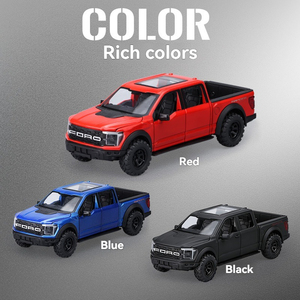 Ford F150 Pickup Modellino in Metallo 1:32 con Suoni <span class=keywords><strong>e</strong></span> Luci, Porte Apribili, Modello in Lega con Funzione Pullback - Product Image 2