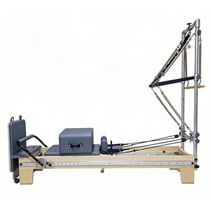 Machine de Pilates Reformer Commerciale en Bois d'Érable Réglable avec Demi-<span class=keywords><strong>Trapeze</strong></span> pour la Santé et l'<span class=keywords><strong>Exercice</strong></span> Physique en Studio de Pilates - Product Image 1