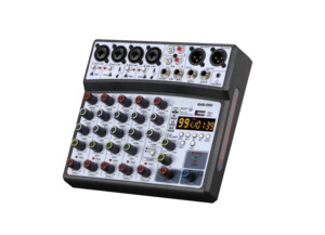 BMG-06D Mixer Audio Professionale in Metallo con Cancellazione del Rumore e Altoparlante DJ con Voce Regolabile per Palcoscenico e Canto Familiare - Product Image 2
