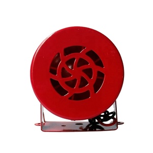 Sirène moteur miniature Winston MS-190 rouge AC220V 50/60Hz, cloche d'alarme métallique, certifiée CE, durable, garantie 1 an - Product Image 1