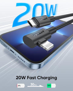 Câble de charge rapide SUNGUY Type C 20W, câble de données haute vitesse pour téléphone portable, ordinateur portable, logo personnalisé, câble de charge USB-C - Product Image 2