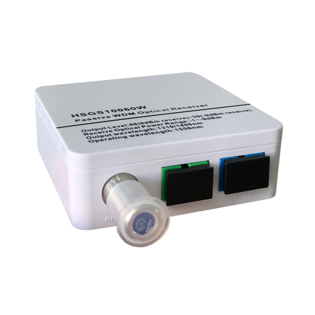 HSGS10060W Mini Node Passive Optical Receiver FTTB FTTH CATV WDM