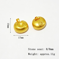 Pendentifs Breloques Mignons en Forme de Caractère Fu, Style Chinois, Motif Cadenas Mignon, pour Colliers DIY, Chaînes de Pull, Apprêts de Bijoux, Vente en Gros