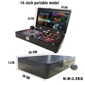 Máquina Arcade Plegable <span class=keywords><strong>Pandora</strong></span> Box <span class=keywords><strong>de</strong></span> 14 Pulgadas, Totalmente Metálica, Recargable, con Joystick Doble, Más <span class=keywords><strong>de</strong></span> 10000 Juegos Clásicos en Inglés, 1 Año <span class=keywords><strong>de</strong></span> Garantía - Product Image 4