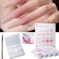 ZRKGEL OEM Gel de Construction Dur Nude 20 Couleurs Auto-Nivelant Sans HEMA/TPO Haute Résistance pour Extension d'Ongles Kit de Vernis à Ongles
