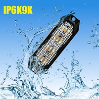 Mini voyant stroboscopique LED haute puissance 24 watts utilisé calandre stroboscopique de camion en aluminium barre lumineuse clignotante lumière de voiture