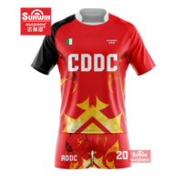 Nouvelle conception personnalisée conception originale maillot de rugby professionnel en polyester spandex chemise de rugby personnalisée de haute qualité pour l'équipe