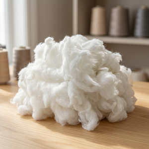 100% Coton Comber Noil pour filage à l'ouverture, recyclé à partir de déchets textiles, qualité absorbante - Product Image 2