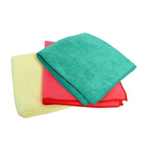 सफेद माइक्रोफाइबर कपड़े 30x30x30 कार 300gsm 40 cm रसोई तौलिया 350 जीएसएम माइक्रोफाइबर्स कपड़े - Product Image 4