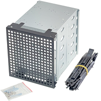 ZhenLoong 3X5,25 pulgadas a 5X3,5 "Adaptador SATA SAS HDD Cage Rack Caja de disco duro de 5 bahías con tornillos sin intercambio en caliente