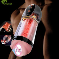 Lieferanten-Sonderanfertigung: Vibrations-Masturbationsbecher für Männer aus weichem TPE, elektrisch, mit realistischem Vaginal-Feeling, 10 Vibrationsfrequenzen, Sexspielzeug für Erwachsene
