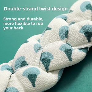 Cepillo corporal moderno de tira larga para hombres, accesorio de ducha para frotar la espalda, cinturón de baño para una limpieza efectiva de la espalda - Product Image 4