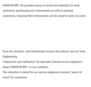 Orijinal ACCRETECH ithal HANDYSURF + 35 (5μm) dijital ekran pürüzlülük test cihazı - Product Image 5