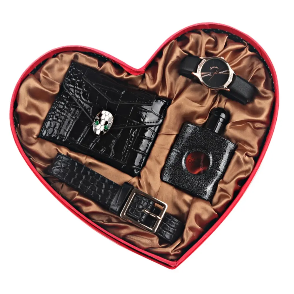 ギフト女性クォーツ時計財布香水ベルトと他の愛のギフトボックス絶妙なギフトセットの組み合わせ
