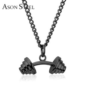 Collar de Cadena para Clavícula de Acero Inoxidable Color Dorado de Alta Calidad, con Colgante de Titanio para Amantes del Fitness, para Hombres Modernos - Product Image 3