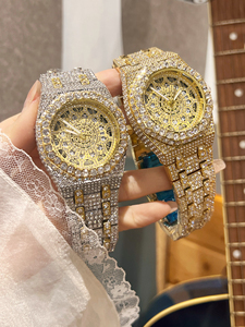 Reloj de Diamantes Octagonal de Lujo para Mujer, Acero Inoxidable, Cuarzo, Esfera de 42 mm - Product Image 4