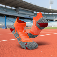 Chaussettes de sport d'été professionnelles pour hommes, tricotées écologiques, pour activités de plein air, course à pied, randonnée, trekking