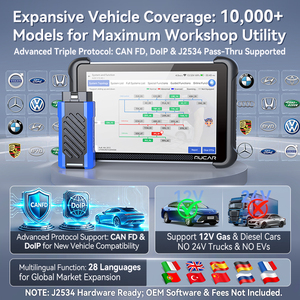 MUCAR 892BT PRO OBD2 Scanner de diagnostic automobile Outil de diagnostic AI Système complet Codage ECU Cartographie de topologie J2534 DOIP CANFD - Product Image 3