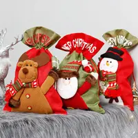 2021 рождественские подарочные пакеты, упаковка, пакет для конфет, индивидуальный мешок для Санта-Клауса, персонализированные рождественские мешки, сумка для подарков