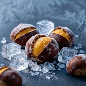Châtaignes sucrées surgelées pour la crème glacée et les garnitures de desserts glacés - Product Image 3