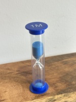Reloj de Arena de Plástico Colorido Anticaída en Oferta, Temporizador de Arena de 1/2/3/5/10 Minutos para Niños, Aula, Oficina, Educación, Decoración del Hogar y Escritorio