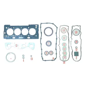 SOYI Metal overhaul engine gasket repair kit for engine parts Peugeot 206 1.6 fit for Peugeot top gasket OEM 0197.Y0