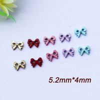 Boutons plats en alliage de zinc mini 5mm 8mm à 2 trous, maille dorée, rouge, rose, violette, pour vêtements de poupées BJD OB11, accessoires de couture DIY