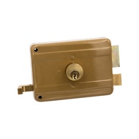 Serrure de porte robuste de 120 mm et 140 mm à prix d'usine leader du secteur avec cylindre de sécurité à verrouillage indépendant pour la confidentialité