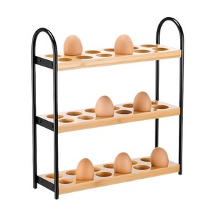 ชั้นวางไข่เหล็ก 3 ชั้น พร้อมหูจับ สำหรับไข่ไก่ เป็ด ห่าน - Product Image 4