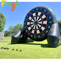 Fléchettes gonflables géantes de football 4M Jeu de sport de plein air Jeu de tir gonflable Cible gonflable pour le plaisir