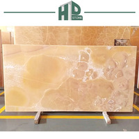 Marbre d'onyx rouge poli Dragon rouge Dalles de pierre de marbre d'onyx miel Panneau mural en marbre transparent
