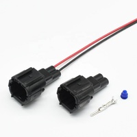Connecteur de câblage de phare antibrouillard automobile 2 broches avec fils, prises de câbles de voiture pour 6188-0552