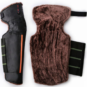 Motorcycle Knee Pads Cold Proof Windproof Winter Warmth Essential Extended Thickened For Riding Electric Bikes - Product Image 3