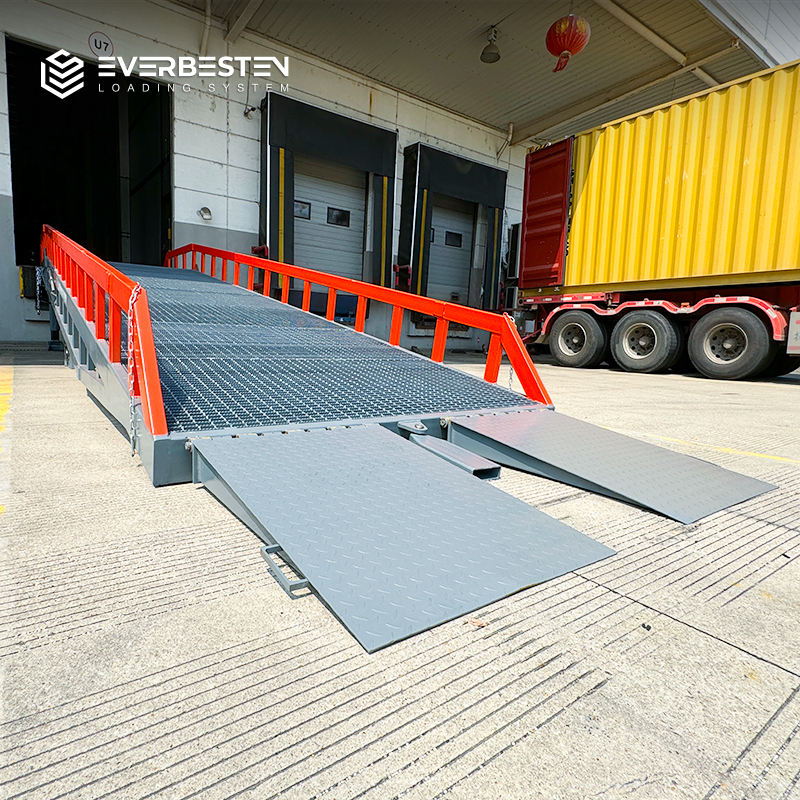 Loader Ramp Work Custom Portable Stainless Steel Heavy Duty Loading Dock Ramp Work ...