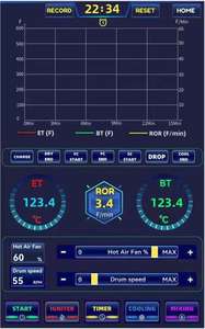 Tostador <span class=keywords><strong>de</strong></span> Café Wintop 2025, Pantalla Táctil, 3kg 6kg 10kg, Máquina Tostadora <span class=keywords><strong>de</strong></span> Granos <span class=keywords><strong>de</strong></span> Café Comercial a Gas LPG - Product Image 2