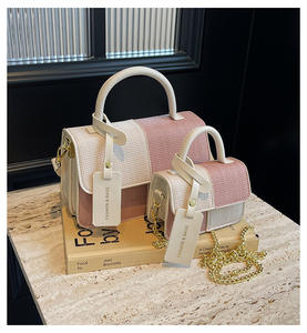 <span class=keywords><strong>Sac</strong></span> Femm Bolso De Dama Designer De Luxe Inspiré Chaîne Femmes Bandoulière Femmes Petit <span class=keywords><strong>Mini</strong></span> Classique Rabat Tweed <span class=keywords><strong>Sac</strong></span> À Bandoulière <span class=keywords><strong>Sac</strong></span> À Main - Product Image 2