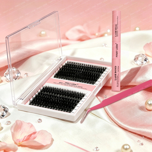 All-in-One <b>DIY</b> Lash <b>Kit</b> 14 Trays Mixed Length Everything You Need for Salon Eye at Home Beginner Friendly and Applicator Tool - Product Image 5