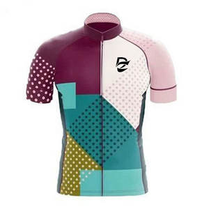 Maillot de cyclisme unisexe haut de gamme léger à séchage rapide personnalisé à manches courtes pour événements d'équipe de course sur route et sports de plein air - Product Image 2
