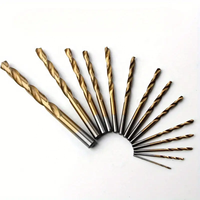 Jeu de 99 forets hélicoïdaux en acier rapide, finition oxyde noir, 10 mm, pour perçage du métal, marque GOF