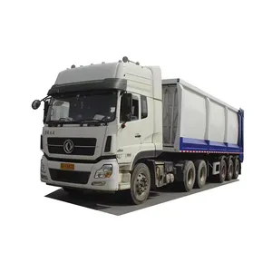 KEEYAK Dongfeng 3 Axle garbage can cleaning truck Tipper and Dumping Truck Trailer Factory price