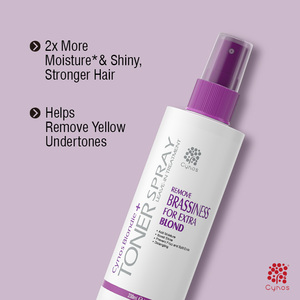 Salon Quality <strong>Purple</strong> <strong>Spray</strong> for Blonde <strong>Hair</strong> Anti- Brassy <strong>Purple</strong> Toner No Yellow <strong>Spray</strong> Leave in Treatment Private Label <strong>Hair</strong> Mist - Product Image 2