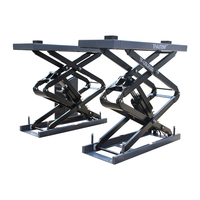 Pont élévateur à ciseaux encastré TFAUTENF TF-USL3500 3500kg, élévateur hydraulique à ciseaux 2050mm pour atelier de réparation automobile