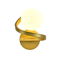 Applique murale LED moderne en fer avec lumière blanc chaud 3500K, intensité réglable, durée de vie de 20 000 heures, pour chambre à coucher, escalier, couloir, usage intérieur