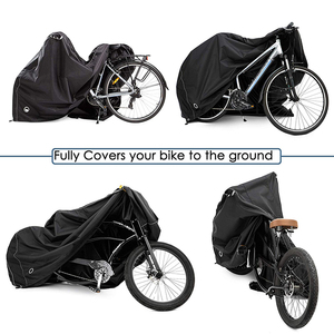 Couvre-vélo extérieur étanche <span class=keywords><strong>pour</strong></span> vélos électriques avec trou de verrouillage Couvre-vélo de montagne résistant au vent et à la poussière UV <span class=keywords><strong>pour</strong></span> <span class=keywords><strong>2</strong></span> vélos - Product Image 5