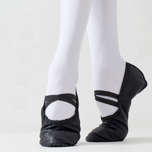 Chaussures <span class=keywords><strong>de</strong></span> ballet Pantoufles <span class=keywords><strong>de</strong></span> <span class=keywords><strong>danse</strong></span> en cuir souple pour tout-petits garçons - Product Image 3