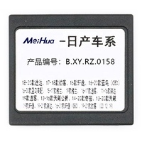 Meihua Car Radio Fascial Frame Panneau de tableau de bord pour Qashqai 2016 avec câbles RCA Faisceau de câblage 1 an de garantie