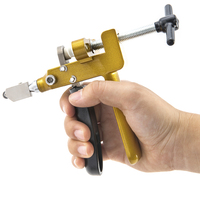 Séparateur de carreaux manuel 2 en 1 avec poignée pistolet, ouvre-réservoir d'huile pour casser les carreaux, coupe-carreaux en céramique et en verre.