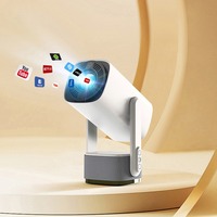 Mini-Projecteur Intelligent K2 Portable Android 11 & WiFi 6 pour Lampe LED BT 5.0 Divertissement Home Cinéma Lentille Auto Focus