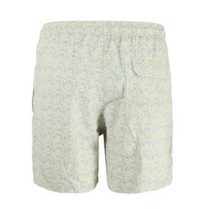 Shorts de bain pour hommes à imprimé voilier marine, taille mi-haute, séchage rapide, décontractés, longueur courte, avec poches et braguette boutonnée - Product Image 4